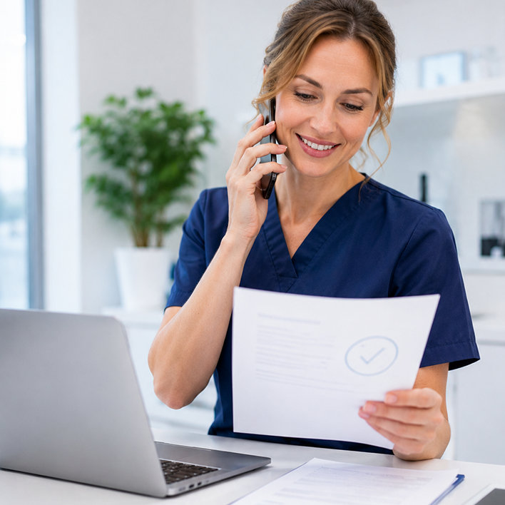 4. krok zubní diagnostiky DentalCheck: Jasná zpětná vazba