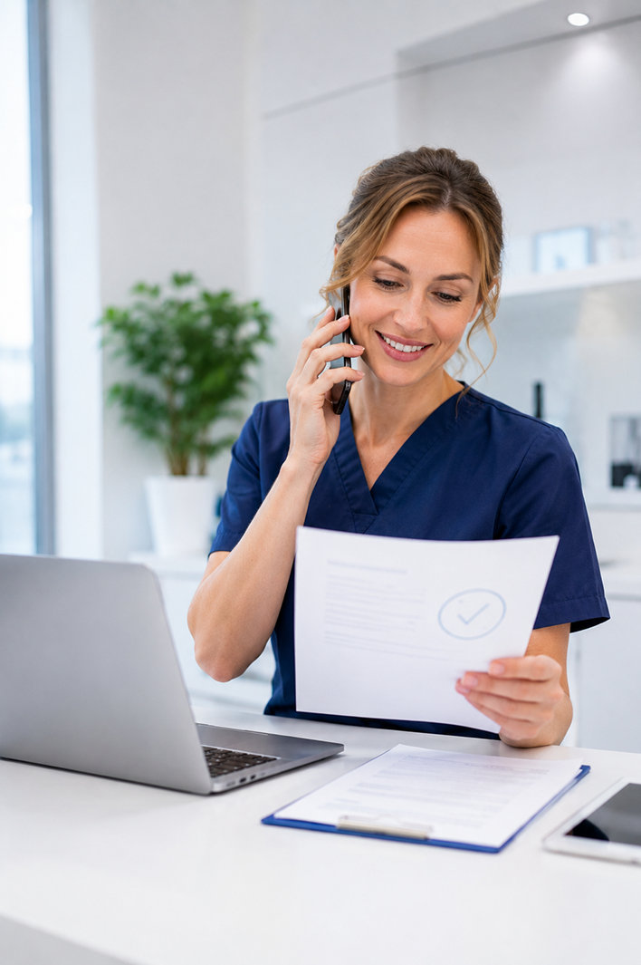 4. krok zubní diagnostiky DentalCheck: Jasná zpětná vazba